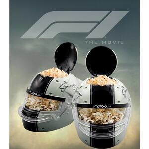 AMC Exclusive F1 Movie Sonny Hayes Helmet Popcorn Bucket New Sealed NIP